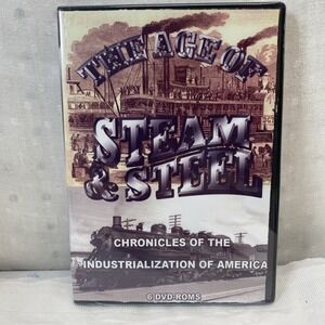The Age of Steam & Steel - The Industrialization of America  6 DVD-ROM boxed set